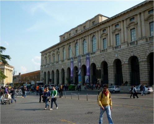 piazza bra verona custom bike tours italy